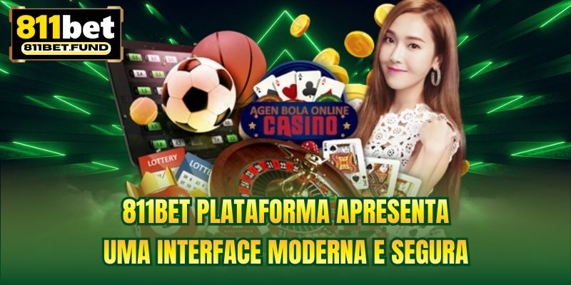 811BET plataforma apresenta uma interface moderna e segura
