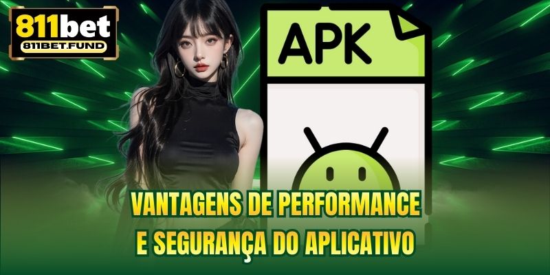 Vantagens de performance e segurança do aplicativo