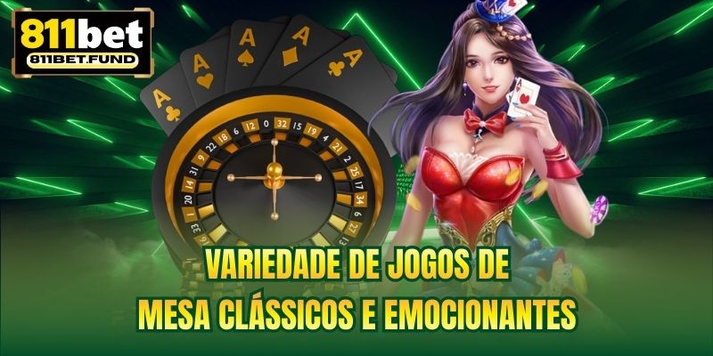 Variedade de jogos de mesa clássicos e emocionantes